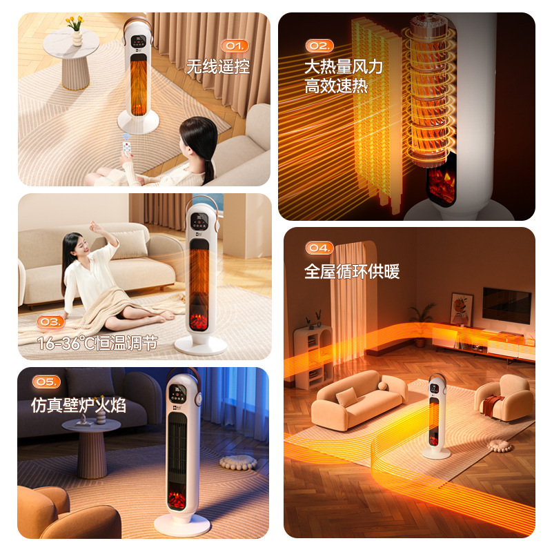 Calentador de camello calentador de aire calentador de baño doméstico calentador de aire calentador rápido radiador de calor eléctrico control remoto calefacción cerámica