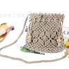 Woven fashionable straw fresh beach small bag one shoulder