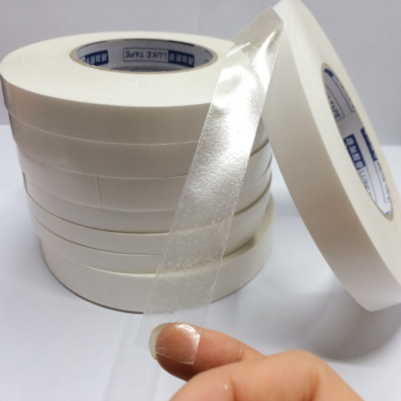 超强 撕不断双面胶 PET防水耐高温胶带 强力透明双面胶带 100米长