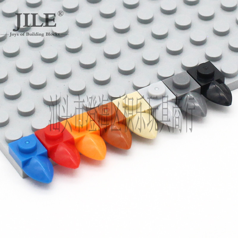 Compatible with 49668 domestic science and technology education Building Blocks Parts 1 × 1 point with pointed toe moc small particles