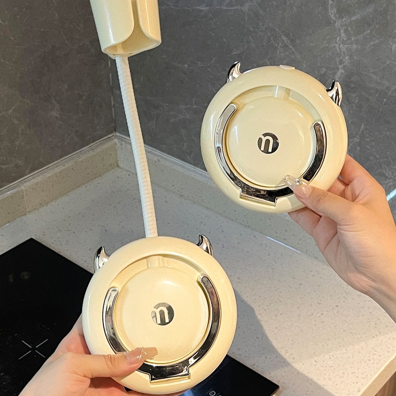 Secador de pelo perezoso soporte mano-libre montado en la mano sin perforar inodoro eléctrico secador de pelo rack de almacenamiento