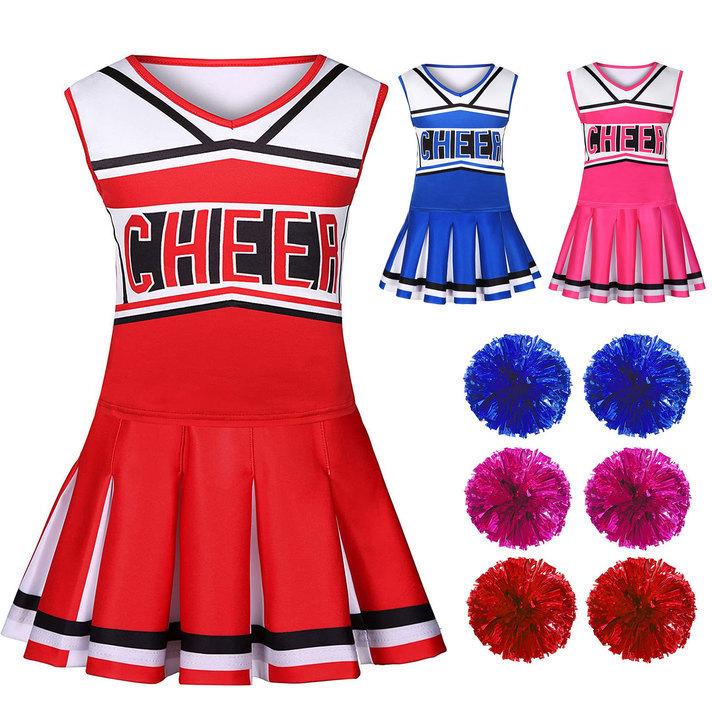 WMHS European and American cheerleading costume female cheerleading costume student performance dress stage performance Girl Adult