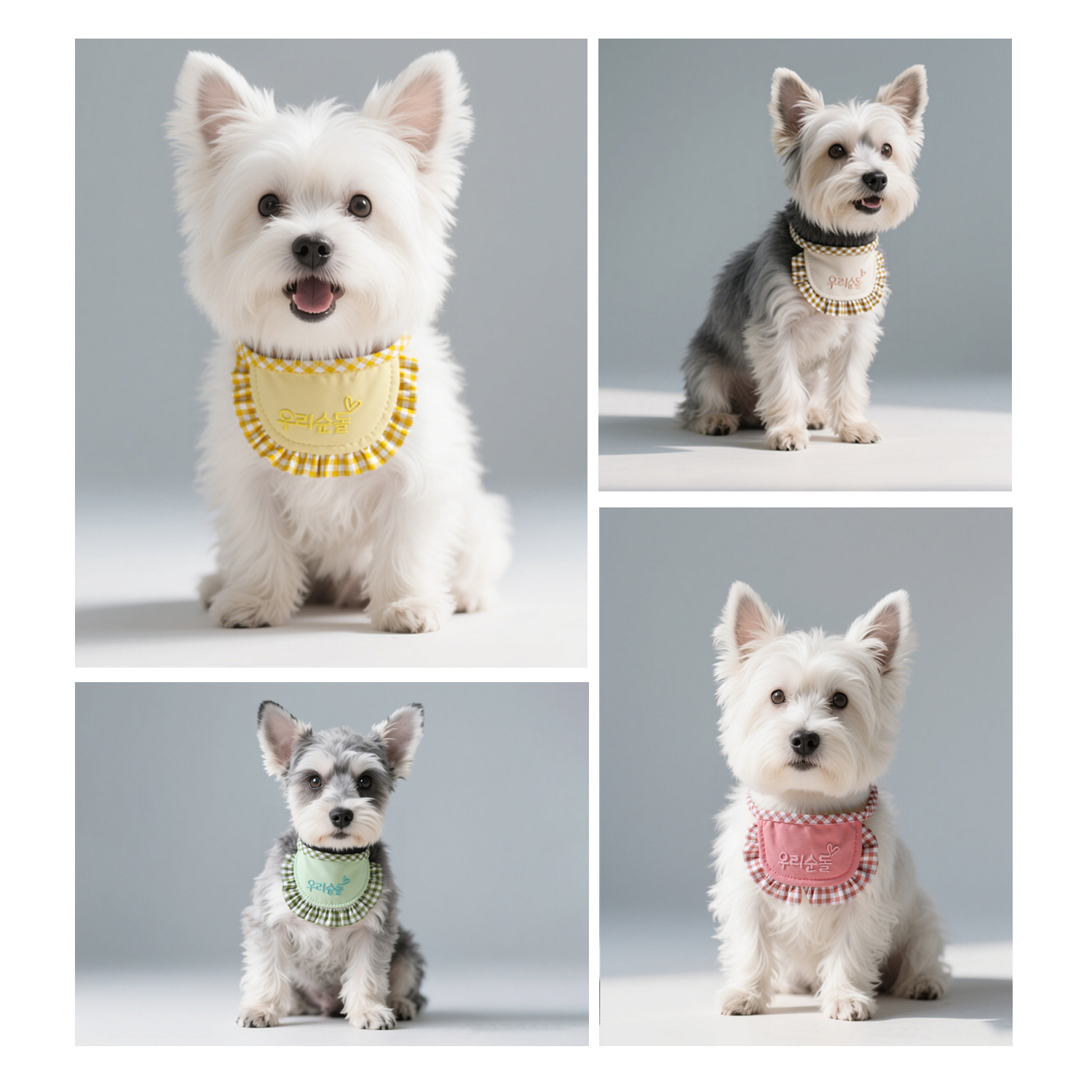 Toallas de saliva para mascotas ins babero para perros y gatos coreanos babero para saliva babero para cachorros babero para mascotas babero para gatos