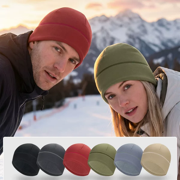 Yucan Winter Running Beanie for Men and Women, Outdoor Headwrap, Sports Warmth, Windproof, Quick-drying, Sweat-absorbent, Skiing Fleece Hat