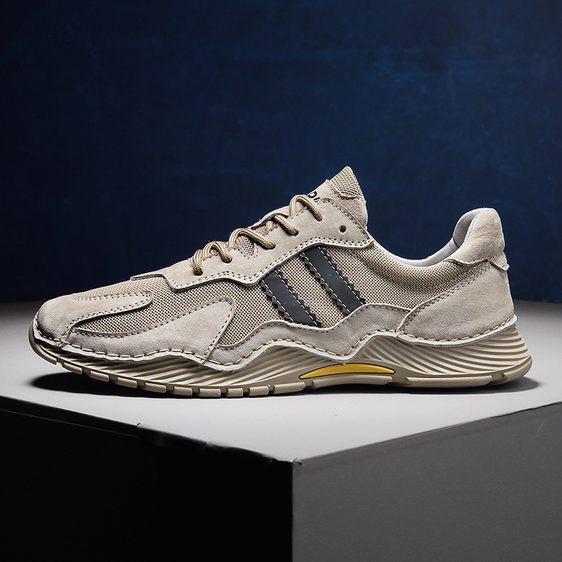 Men's Spring 2024 New Genuine Mesh Shoes for Daily Exercise, Leisure, Running - Jinjiang Brand