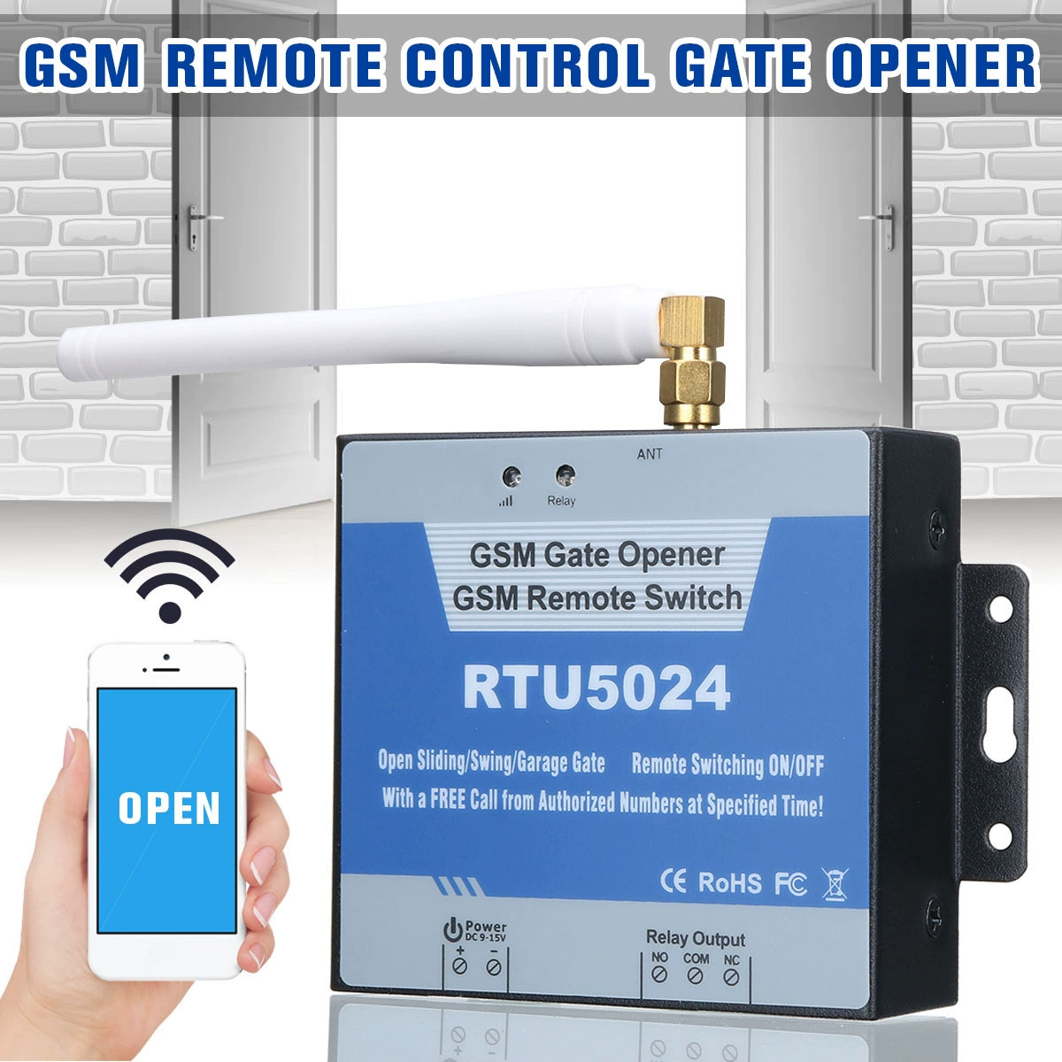 RTU5024 сотовый телефон удаленный Wi-Fi контроллер контроля доступа завод прямой продажи открыватель двери двигатель контроллер GSM