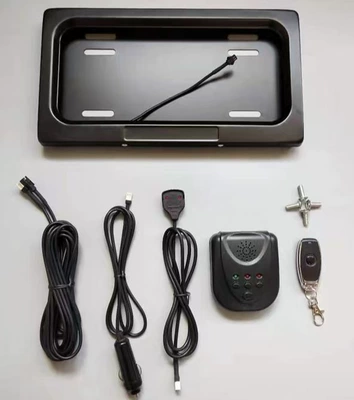 Cross-Border Hot Selling American Standard Canadian License plate holder/license plate holder - single-card-upgraded-model-with-new-remote-control