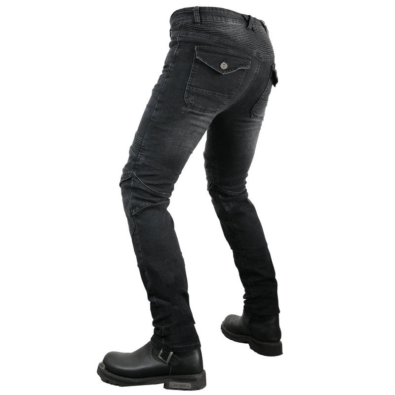 VOLERO motocicleta jeans hombres y mujeres cuatro estaciones al aire libre motocicleta elástica resistente a la caída pantalones de montar actualizar el equipo de protección