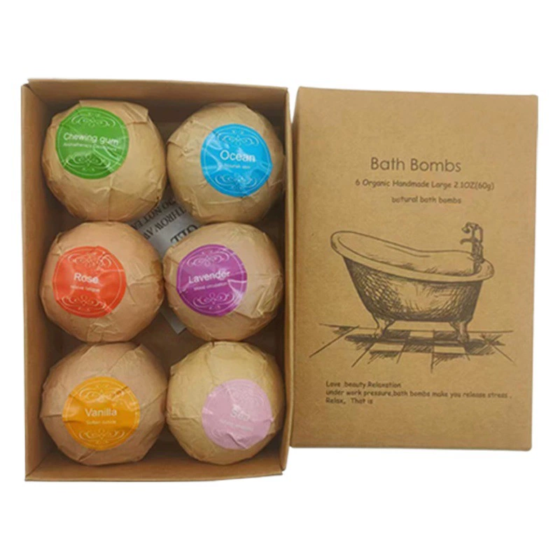 В наличии оптом Ванна взрыв солевой шар 60 г чистящий пузырь SPA опыт Ванна шар прямые поставки с фабрики