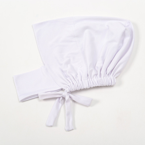 Cross-border hot-selling new multi-color milk silk elastic band neck hat for women, Middle Eastern, Malay and Indonesian popular solid color hat