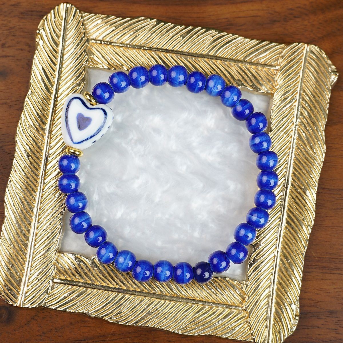 Jingdezhen pulsera de cerámica de verano mujer alta sensación galletas serie de gatos nicho diseño universal pulsera alta sensación