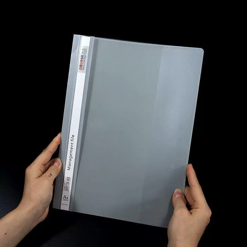 Creative live page 2 -hole A4 folder punching transparent folder dual -hole report folder folder office binding folder