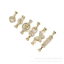 14k��ɫ΢��ʯ�朿�����朽ӿ�8�ӿۺ���O�Ϳ���朴��f�ܿ�