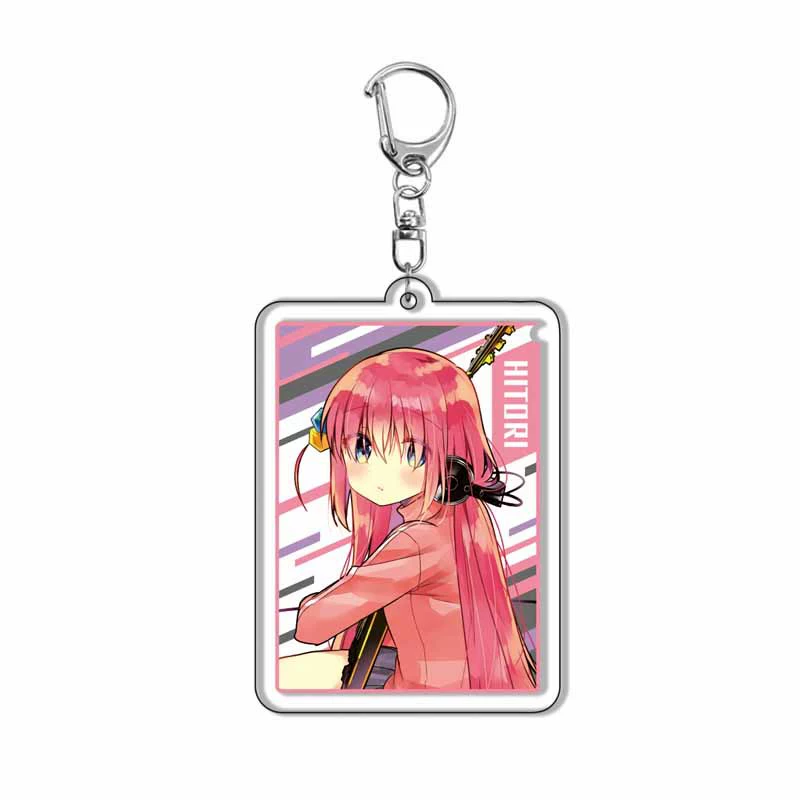Acrylic Anime Keychain (Fujishada Liang) 5.5 cm, Rectangular Character Pendant