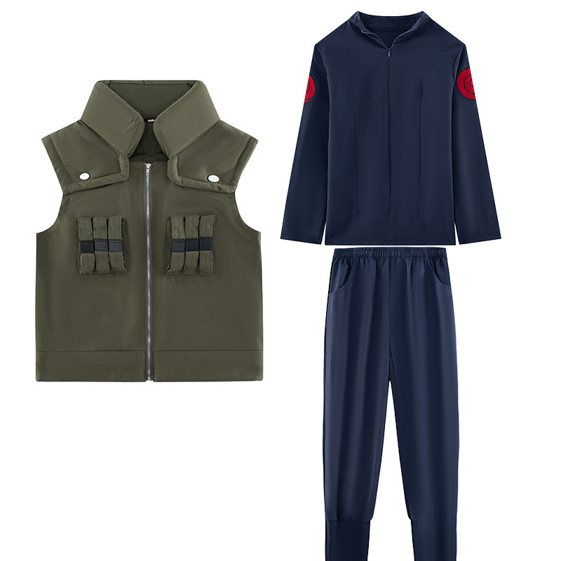In-Stock Hatake Kakashi Cosplay Outfit Vest + Fleece Pants Cosplay Costume One-Piece Dropshipping In-Stock Hatake Kakashi Cosplay Outfit Vest + Fleece Pants Cosplay Costume One-Piece Dropshipping