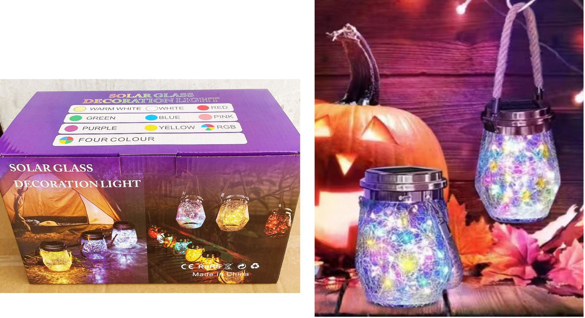 가장자리에 균열이 있는 30구슬 4색 광택 상자 2팩