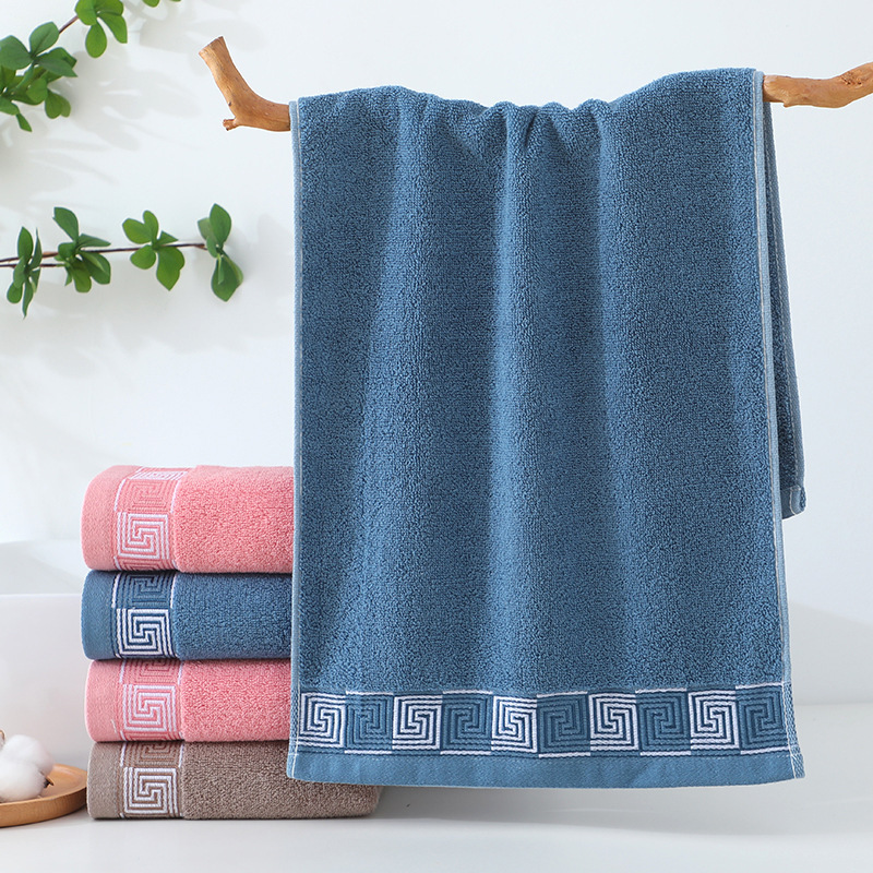 Gaoyang Thickened Pure Cotton Towel Independent Packaging Towel for Foreign Trade Household Face Washing Cross-border Bathroom Hairdressing Towel