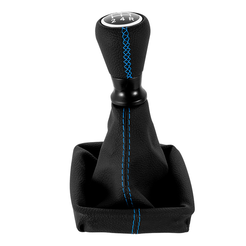 Suitable for Peugeot 206 Leather-Wrapped Handball Shift Dust Cover Gear Lever Handball Square Bottom Dust Cover Integrated