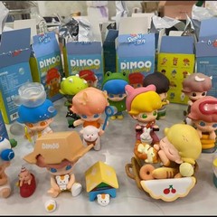 DIMOOバブルマットブラインドボックスペット休暇シリーズ手作り子供プレゼント玩具潮游びテーブル置物人形人形
