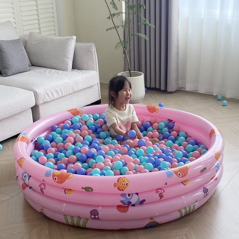 Ocean Ball Pool Fence Thickened Inflatable Kidsren's Toy Pool Fishing Pool Baby Wave Pool Baby Guardrail Indoor