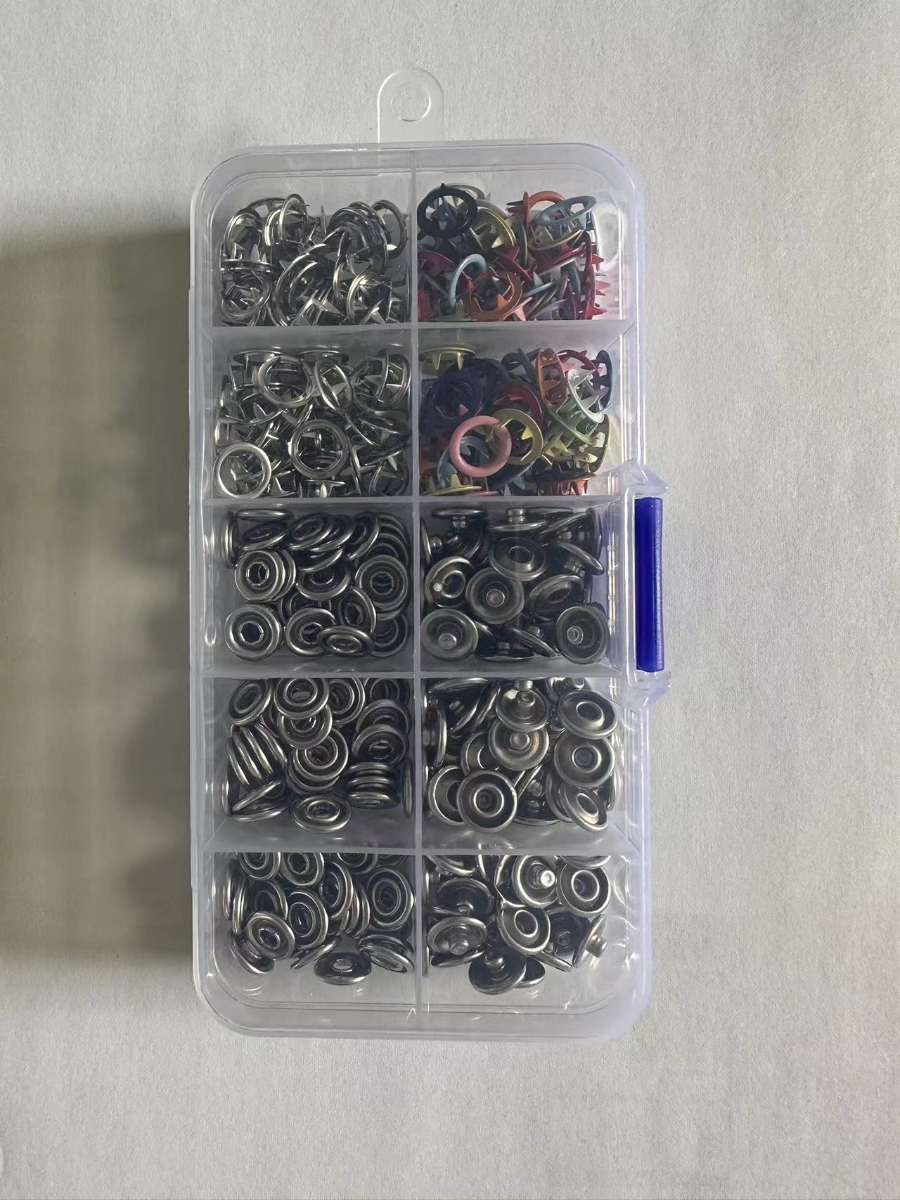 Conjunto de herramientas de pinzas de fijación de garra sin costura, ropa de bebé, colcha única, cremallera de reemplazo de botón oculto, accesorios de fijación hembra
