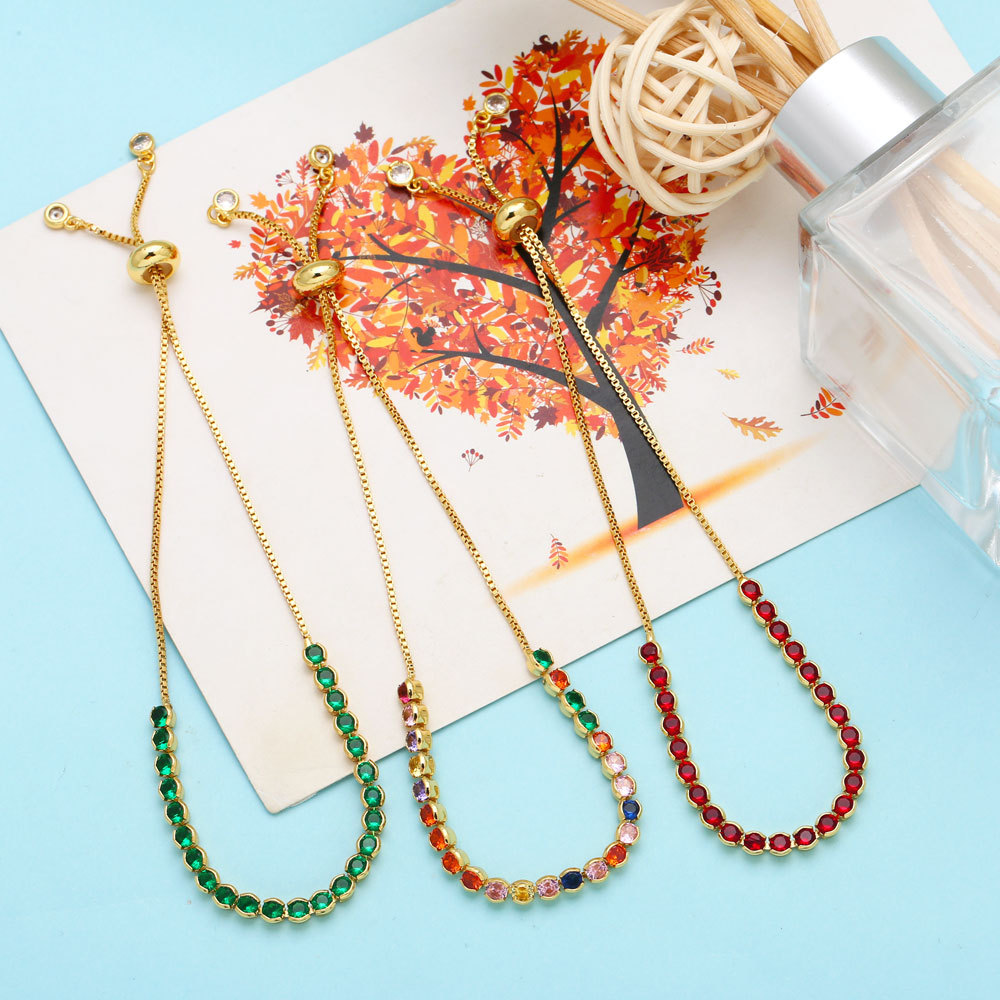 Fashion Black Copper Inlaid Geometric Pump