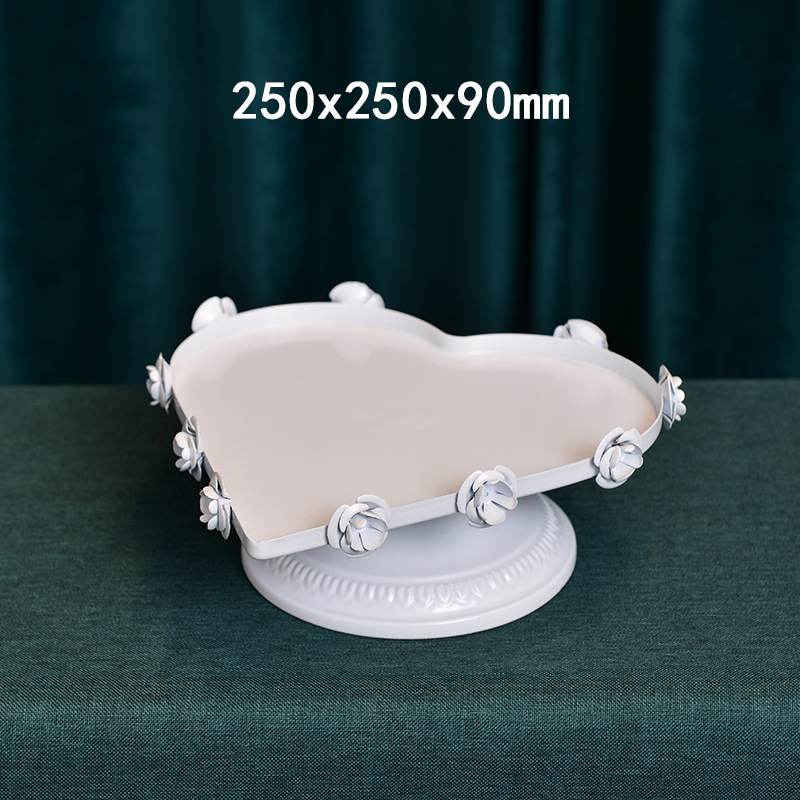 Estilo Europeo retro blanco postre decoración de la Mesa de Mori decoración de la boda apoyos de té break Mesa soporte de exhibición bandeja de la torta