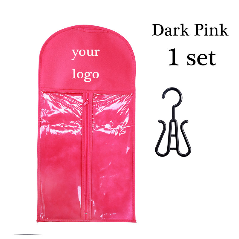 Bolsa de polvo de logotipo personalizada polvo oscuro + gancho negro