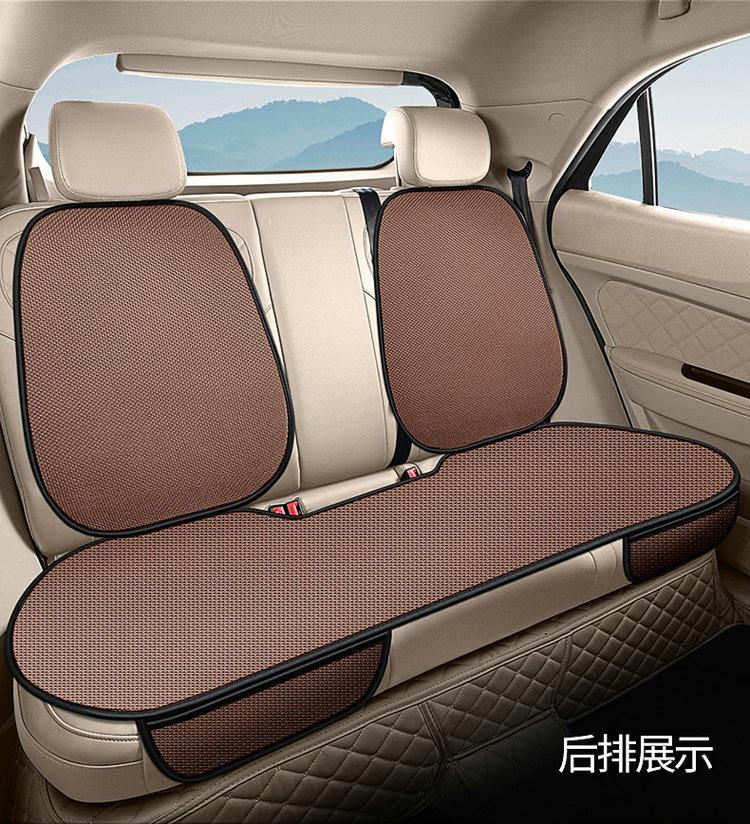 Cross-Border Popular Car Seat Cushion Single Piece Ice Silk Cooling Mat Car Seat Cushion Seat Cover Universal for All Seasons Rear Summer
