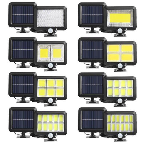 Solar split sensor wall lamp LED lighting separate indoor and outdoor garden lamp human body sensor lamp