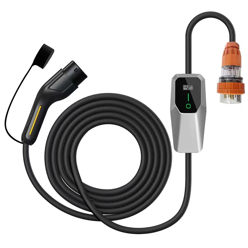 Mode 2 Charging Station European Standard British Standard 3.5Kw11Kw Single-Phase Type2 16A New Energy Vehicle Charging Station