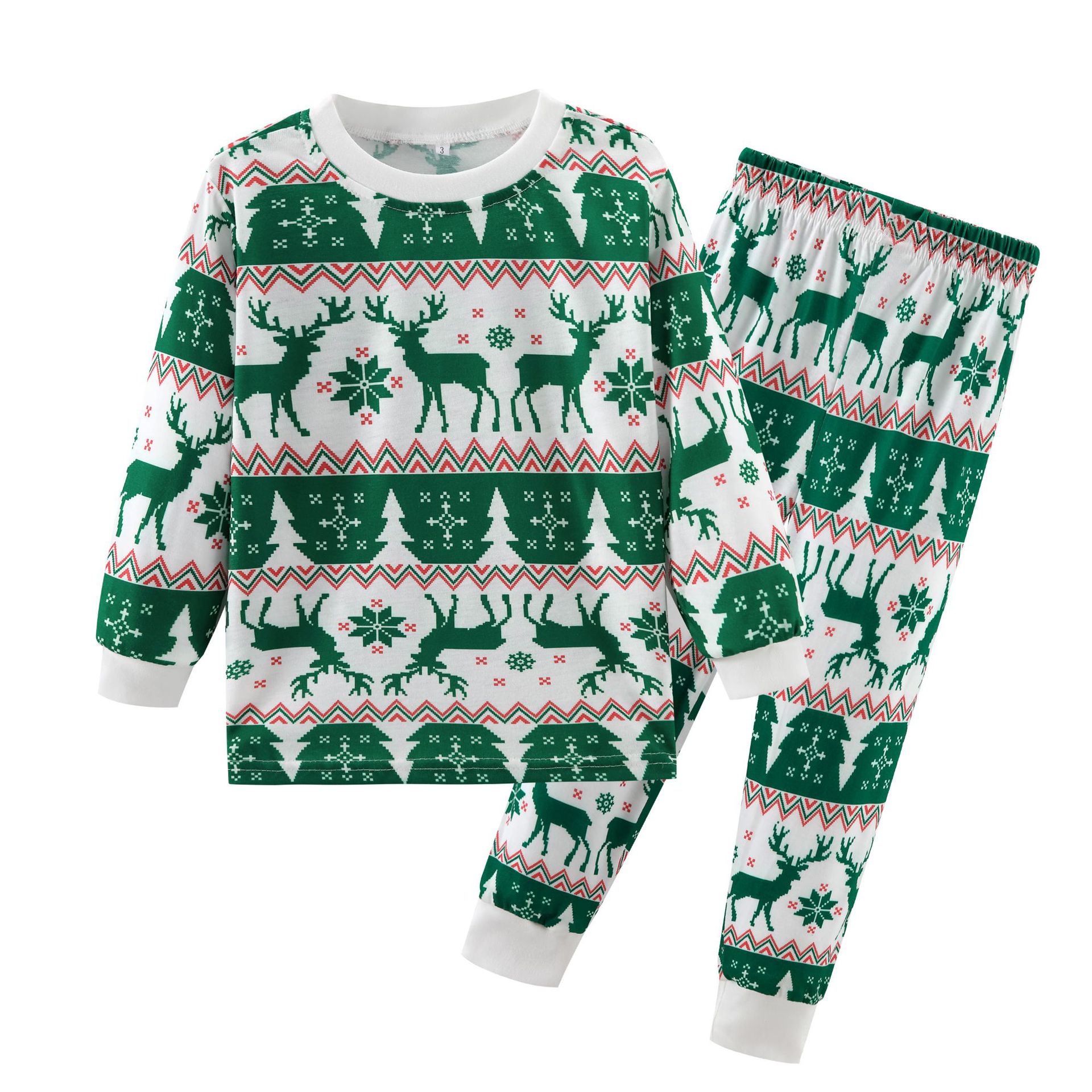Unterwäsche & Nachtwäsche Weihnachten Eltern-Kind-Kleidung neue Weihnachts-Heimkleidung Familienkleidung Eltern-Kind-Pyjama-Set_voghion.com