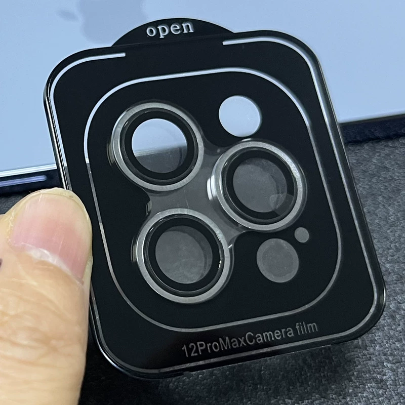 Camera Lens Protector (Apple) iPhone 17 / 17 Pro Max Compatible, Metal Ring, Geolocation Function
