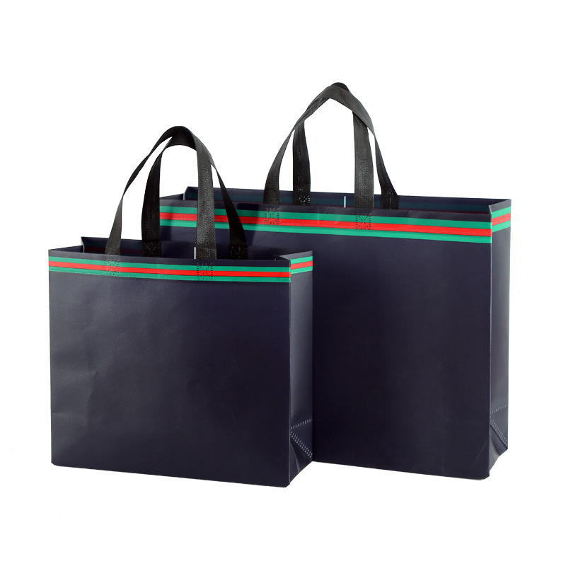 Bolso no tejido recubierto en stock impreso LOGO bolsa de ropa de moda embalaje de regalo bolsa de Banco de costura impresa