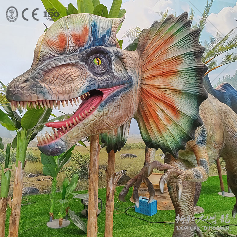 Simulación de dinosaurios Triceratosaurus supergrande modelo de dinosaurio eléctrico arte paisajístico parque de atracciones modelo de dinosaurio