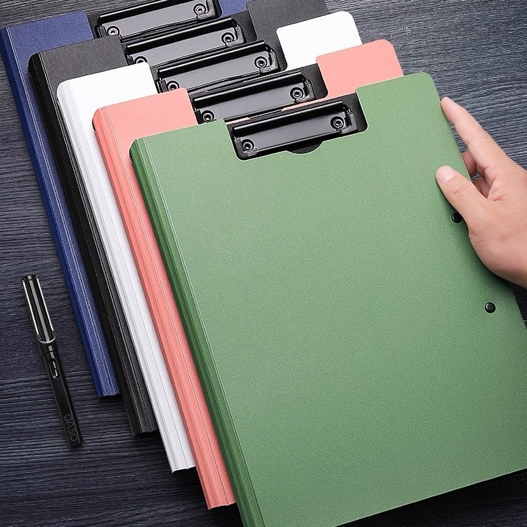 Carpeta A4 carpeta de archivos de tablero de escritura carpeta de archivo fuerte recopilación de archivos de archivos de escritura carpeta de hoja de vida curriculum vitae carpeta de papel de prueba recopilación