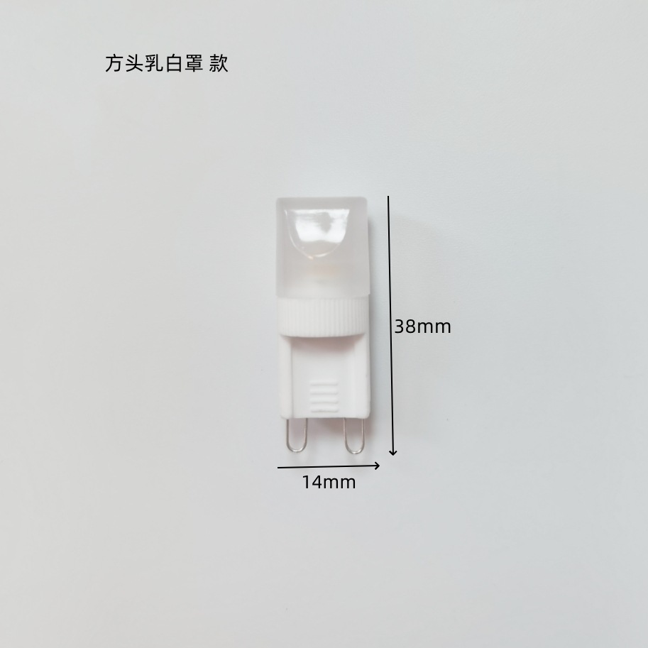 Cuentas de lámpara G9ledCOB 220V110v Ceramic Hotel Lámpara de cristal 2W3W Bombilla de lámpara de mesa enchufable Fuente de luz regulable