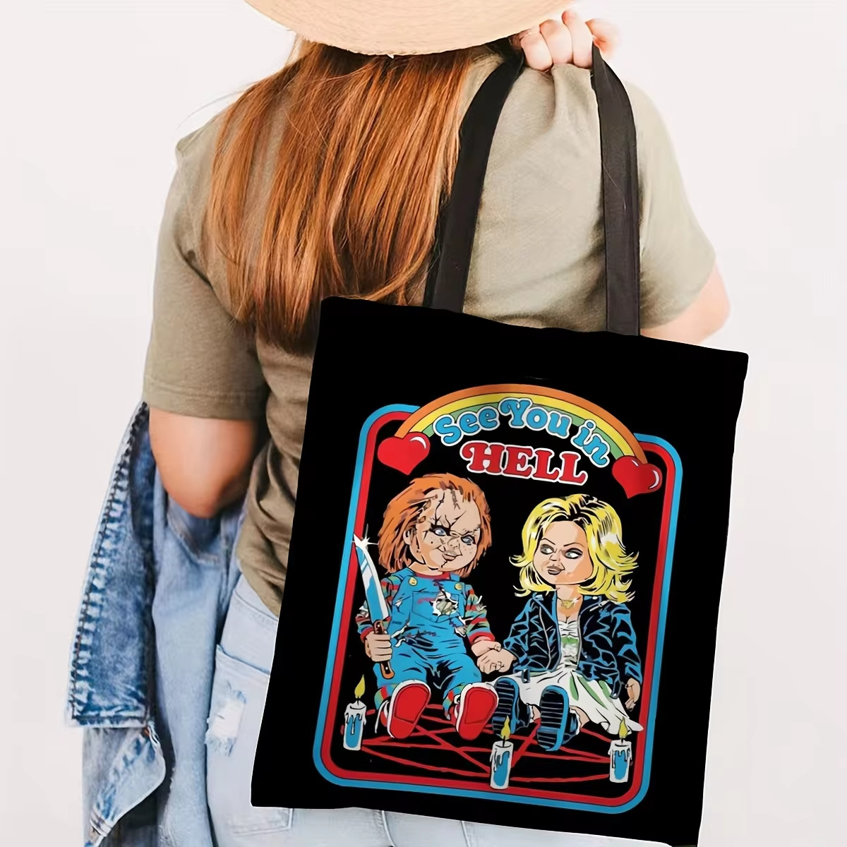 Cartoon linen bag