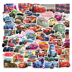 50 cartoon car Total Drama! Washable sticker decorations for guitar luggage DIY waterproof cross-border official licensed