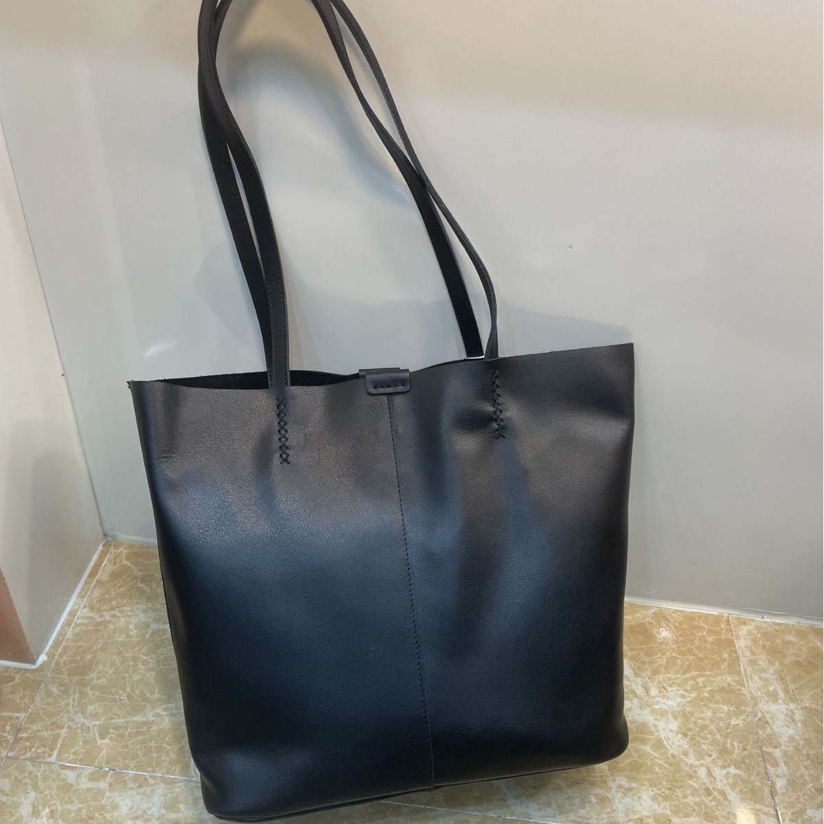 新款大容量真皮托特复古洋气通勤百搭腋下包爆款简约手提单肩包