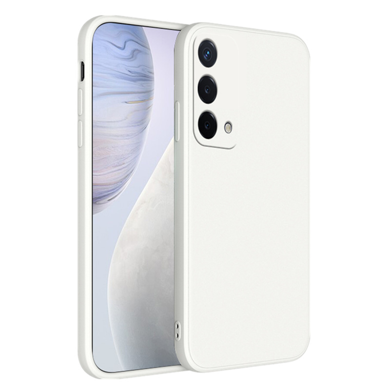 Aplicable a OPPO Reno10pro International cubo líquido de silicona A78 todo incluido borde recto Reno8T teléfono caso