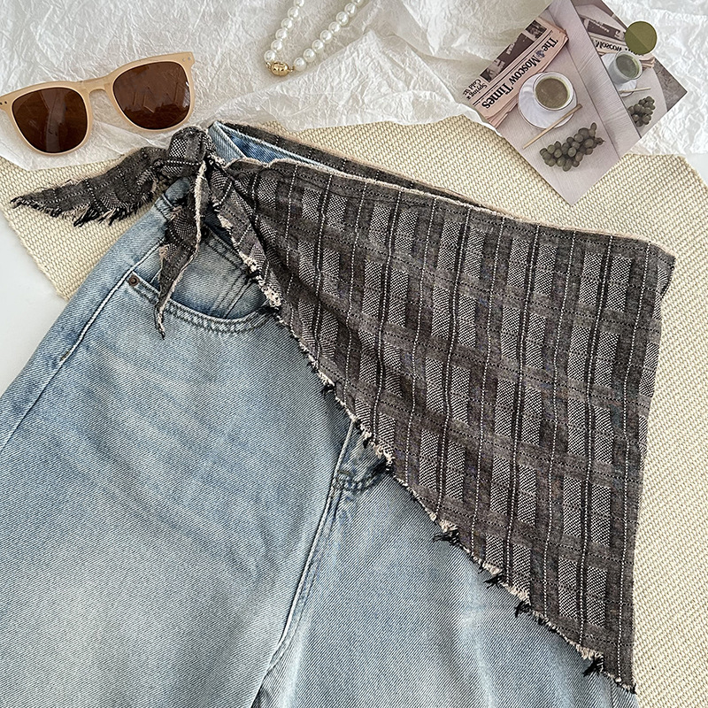 Buñuelo de seda de alto nivel nuevo cuello buñuelo cuadrado buñuelo correa de cabello para el cabello más utilizado buñuelo de cintura buñuelo doblado para usar