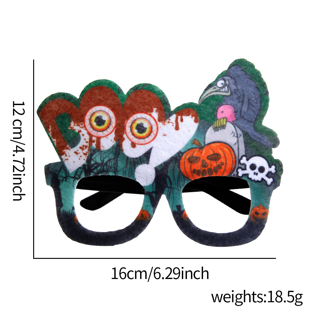 Araña calabaza gafas de dibujos animados Marco de vestir Gafas transfronterizas nuevas gafas de Halloween niños adultos fantasma Festival Fiesta Decoración