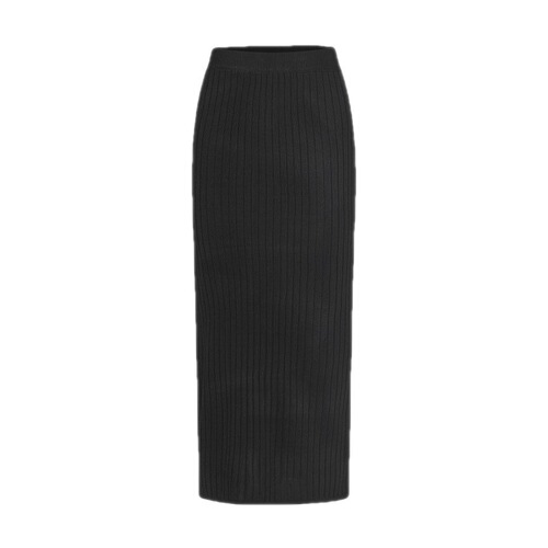 Malaysia best-selling women's pencil skirt, high-end knit dress, women's medium-long knit half skirt on TikTok