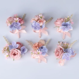 婚礼胸花;手腕花;饰品配件