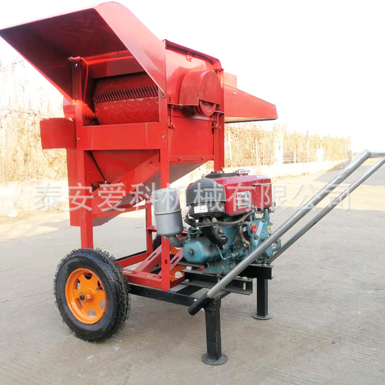 水稻谷子脱粒机大豆打秧机高粱花椒脱粒机蔬菜打粒河北可家用