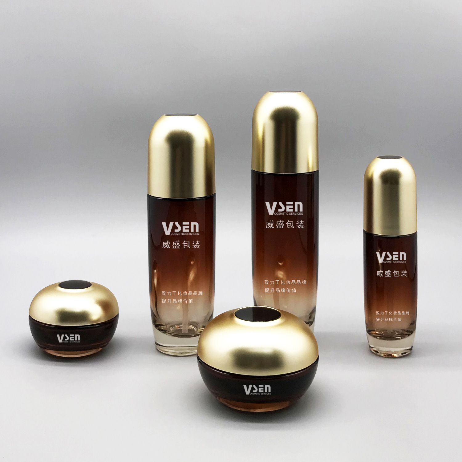 蒙砂化妆品包装瓶子  乳液按压瓶  面霜瓶子批发  化妆品玻璃瓶