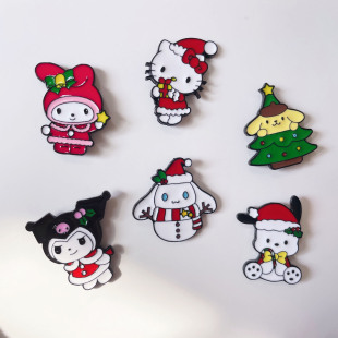 Christmas coolomi brooch cartoon Sanrio Pacha dog melody metal badge cute men and women accessories