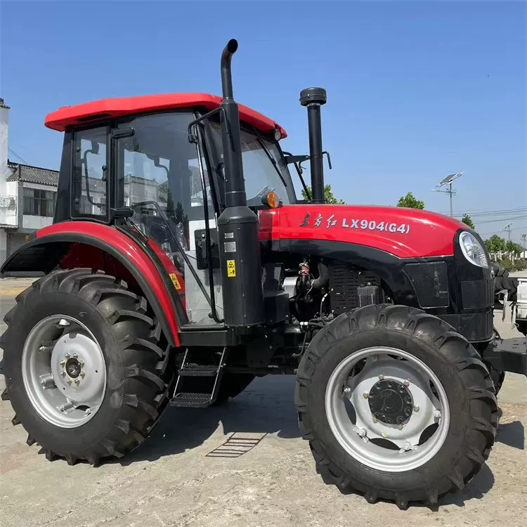 新款东方红LX904四驱轮式拖拉机90马力大型开荒机CE认证拖拉机