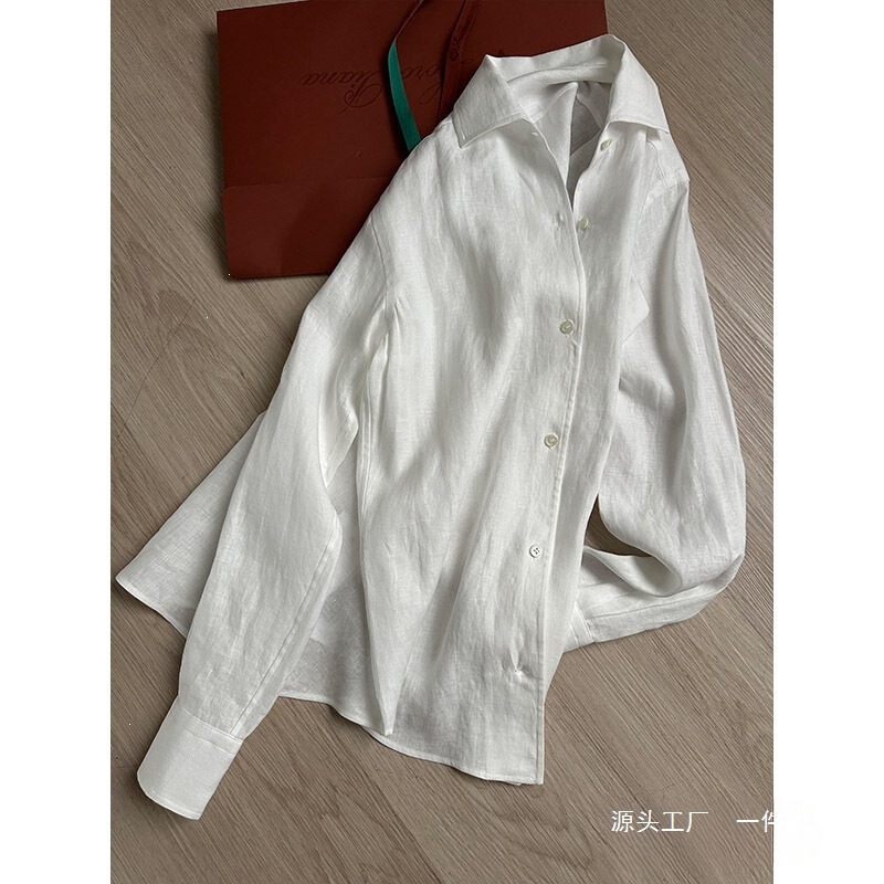 Casual and Sophisticated Men's Linen Long-Sleeve Shirt, Loose and Relaxed Old Money Style Cotton-Linen Shirt Jacket, Summer Sun Protection Shirt Jacket